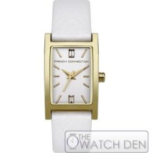Fcuk - Ladies White Leather Alma Watch - Fc1025gs