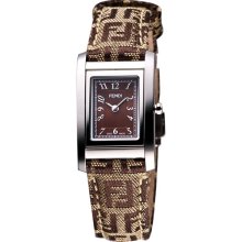 Fendi 'Loop women - Brown Dial Stainless Steel Case Quartz Movement F778222