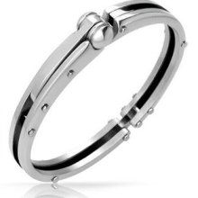 Fifty Shades Of Grey Inspired Fetish Stainless Steel Handcuff Mens Bracelet