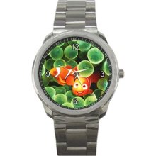 Finding Nemo Sport Metal Watch IwB266 - Metal - Gray - cartoon