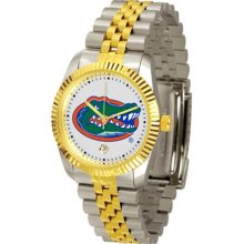 Florida Gators UF Mens Steel Executive Watch