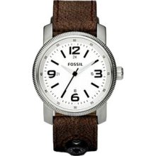 Fossil Men's Brown Leather Strap Jr1125