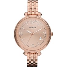 Fossil Watch, Womens Heather Rose Gold-Tone Stainless Steel Bracelet 4