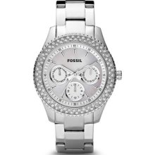 Fossil Women Stella Multifunction Stainless Steel Watch Es2860