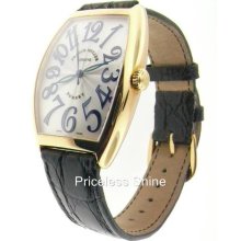 Franck Muller Sunset 18k Yellow Gold Ref. 6850 With Complete Set Of Box & Papers