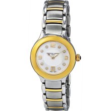 Frederique Constant Carree Mother of Pearl Diamond Two-tone Ladies Watch 220WAD2ER3B
