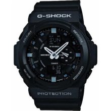 Free Ems Shipping Casio Ga-150-1ajf Black Wrist Watch Men's