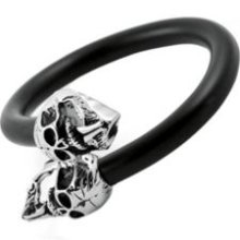 Freestyle Skull Bracelet - One Size, Black Men's Bracelets from UnderGear