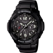 G-Shock Watch, Mens Analog Digital Aviation Black Resin Strap GW3000BB