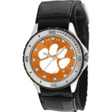 Game TimeÂ® Black Clemson Veteran Series Watch
