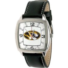 Game Time Black Col-Ret-Mo Ncaa Men'S Col-Ret-Mo Retro Series Missouri Tigers Watch