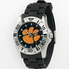 Game Time Clemson Tigers Silver-Tone Mvp Watch - Men