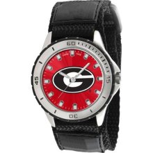 Game Time Official Team Colors Col-Vet-Geo Men'S Col-Vet-Geo Veteran Custom Georgia Veteran Series Watch