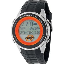 Game Time Oklahoma State Cowboys Stainless Steel Digital Schedule