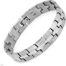 Gentlemen's Bracelet Beautifully Designed in Stainless Steel.