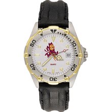 Gents Arizona State University All Star Watch With Leather Strap