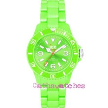 Genuine Ice-watch Ice-solid Green Unisex 43mm Sd.gn.u.p Solid Polyamide Bracelet