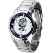 Georgetown University Hoyas Men's Stainless Steel Outdoor Watch