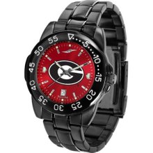 Georgia Bulldogs Mens Anochrome Sport Watch