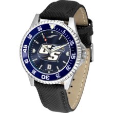 Georgia Southern Eagles Competitor AnoChrome Men's Watch with Nylon/Leather Band and Colored Bezel