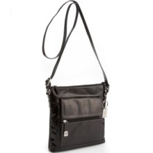 Giani Bernini Handbag, Glazed Leather Crossbody Bag