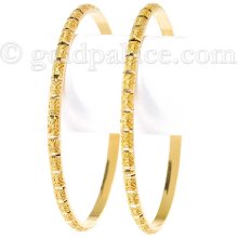 Gold Bangles 22K Size 2-5/16th Inches
