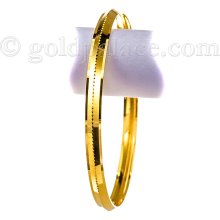 Gold Men's Kada 22K Size 2-14/16th Inches