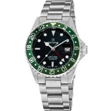 Grovana GMT Diver 1572.2134 Mens wristwatch