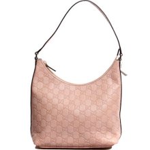 Gucci Guccissima Pink Leather Hobo Handbag - 257282