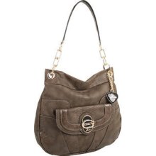 Guess Cool Classic Hobo Handbag In Brown-nwt