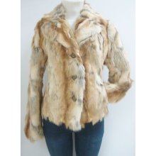 Guess Faux Fur Coat, Jacket, Natural