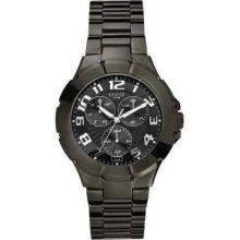 Guess Men Gunmetal Stainless-steel Bracelet Gmetal Dial Watch U11511g1