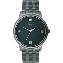 Guess U13009g1 Men's Gunmetal Ion Plated Stainless Steel Watch Watch Retail $130