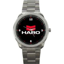 Haro Bike Bmx Free Style Sport Stainless Steel Watch