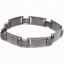 Hip Hop Accessories Men Cabron Stainless Steel Bracelet Silver