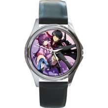 Hitagi Koyomi Bakemonogatari Araragi Manga Anime Leather Watch wristwatch Gift