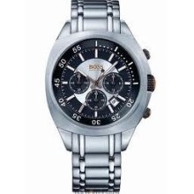 Hugo Boss 1512298 Men's Stainless Steel Black Dial Watch