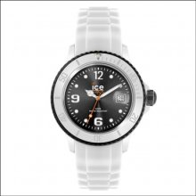 Ice-watch Si.wk.b.s.12 Mens Ice-white Black Watch Rrp Â£85