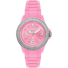 Ice-Watch Stone Sili Pink-Silver Pink Dial Unisex watch #ST.PSD.U.S.10