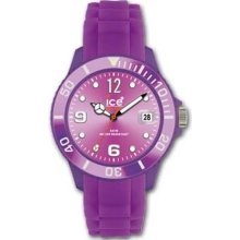 Ice-Watch Unisex Sili Purple Watch - Bracelet - Purple Dial - SI.PE.U.S.09