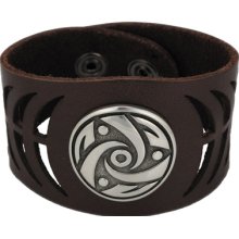 Izanagi Leather Wrist Cuff Mens