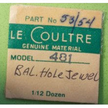 Jaeger Lecoultre Bumper Automatic 476 481 Balance Hole Jewel Jlc Part