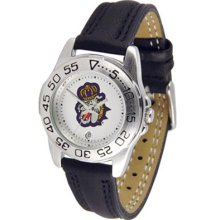 James Madison Dukes JMU Womens Leather Wrist Watch