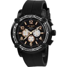 Jet Set Beirut Watch With Black / Rose Gold Dial And Crystal Dial J3873b-267