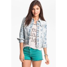 Jou Jou Acid Wash Denim Jacket Womens Tulum