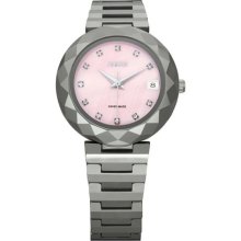 Jowissa Soletta Womens J1.178.M Stainless Steel Mother Of Pearl W ...