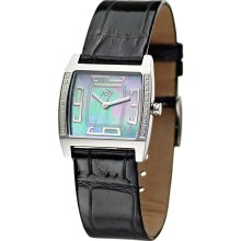 Joy Women's Cuadrados II Stainless Steel and Diamond Watch