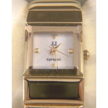 Jules Jurgensen A'propos Ladies Gold Tone Bracelet/mother Of Pearl Dial Watch