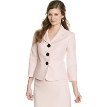 Kasper Plus Size Tweed Notch Collar Jacket Women's