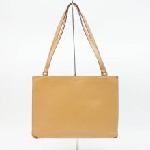 Kate Spade Leather Handbag Light Brown Tan Shoulder Bag
